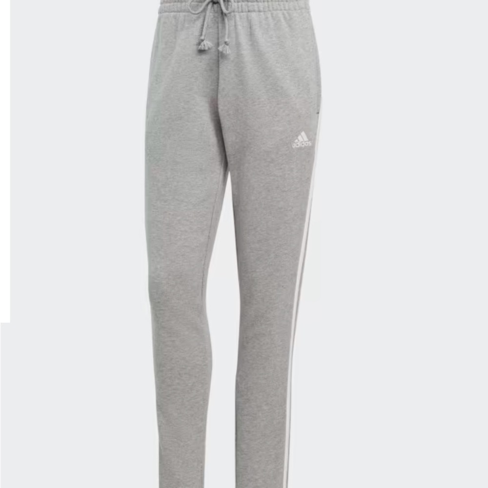 NWOT Adidas Essential s 3-Strips French Terry Cuffed Pants